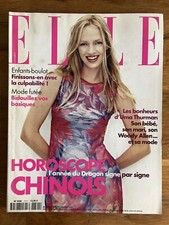ELLE French #2822 Janvier 2000 - Uma THURMAN Johnny DEEP Mode Ann DEMEULEMEESTER
