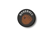 Patch badge ecusson imprime thermocollant gant baseball sport