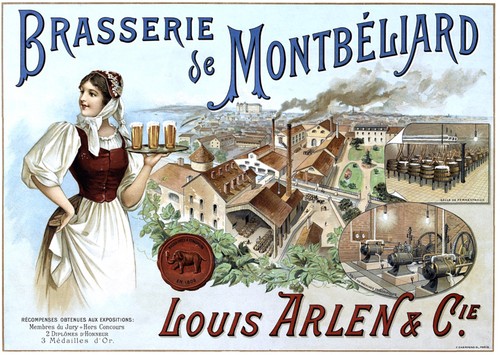 Poster affiche brasserie - affiche,