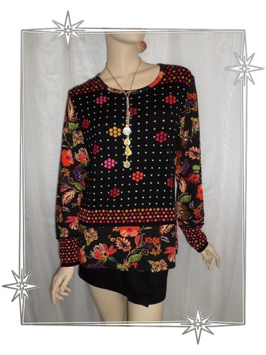 Superbe pull bi matière - Ⓡ,