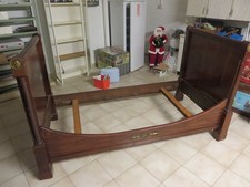 LIT D'EPOQUE EMPIRE EN ACAJOU