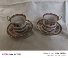 2 Tasses à thé et sous