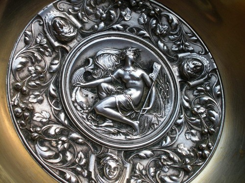 Coupe bronze métal argenté - bronze, &
