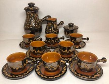 Rare Service À Café Signé RLM Chantrier. Sauzelle Île D’oleron France ??