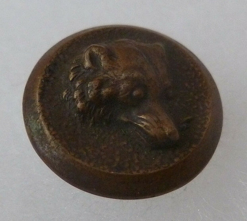 Bouton ancien chasse vénerie - chasse,