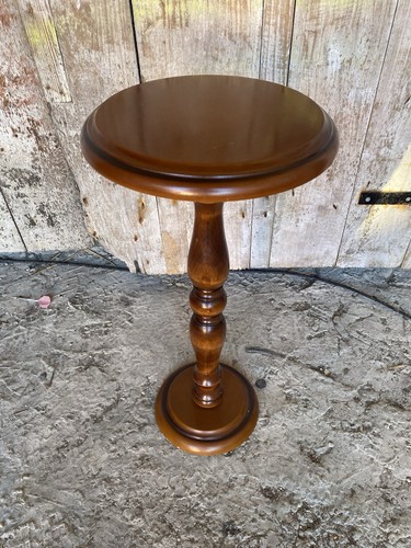 Sellette guéridon ancien bois - sellette,