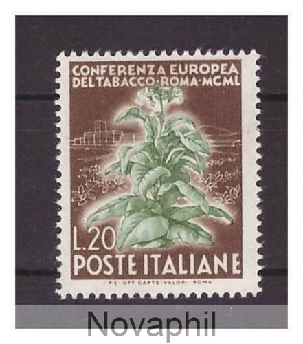 Italie 1950 tabac lire 20 - -,