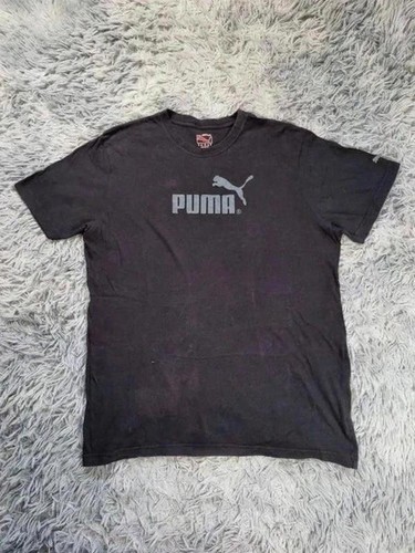 Shirt vintage puma noir logo - t-shirt,