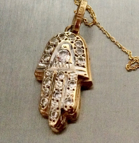 Pendentif massif 14k - pendentif, or