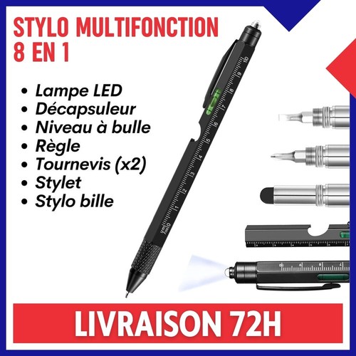 Stylo multifonction outils - stylo,