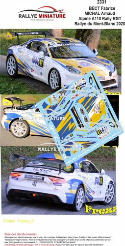 Decals ref 2331 alpine - decals,