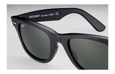 Ray ban Classique Wayfarer RB 2140 901SP2 Mat Noir Avec / Gris Polarisé Verres