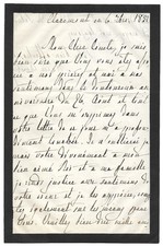 Marie-Amélie de BOURBON-SICILES / Lettre autographe signée / Louis-Philippe