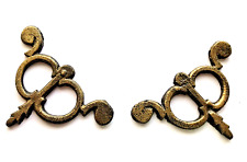 Lot pédiment horloge pendule lanterne comtoise Morbier clock french uhr 18 vieli