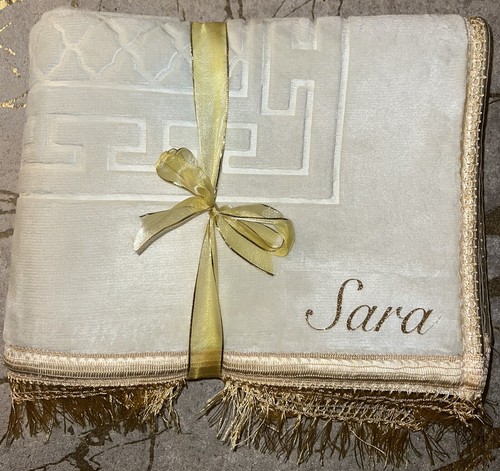 Tapis prière blanc - tapis,