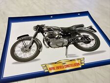 Royal Enfield 700 constellation 1961 fiche carte moto passion collection Atlas