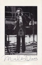 Miles Davis #1 Signed