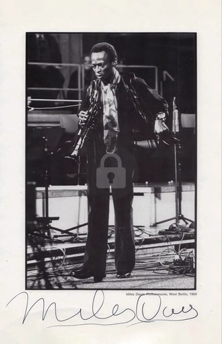 Miles davis signed - davis, #1