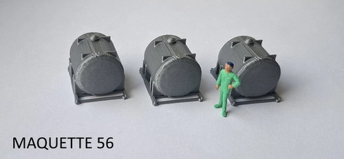Lot citernes grises 1 87 - ho, 1/87