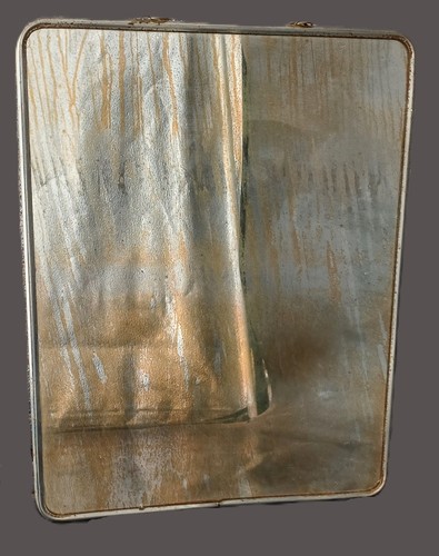 Ancien miroir barbier - ancien,