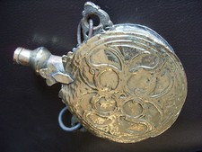 ANCIENNE POIRE A POUDRE ANCIEN OBJET ETHNIQUE ORIENTAL