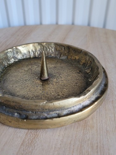 Ancien porte bougie - bougie, en
