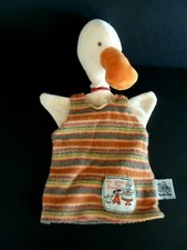 C8* DOUDOU PELUCHE MARIONNETTE OIE CANARD Moulin Roty LA GRANDE FAMILLE - TBE 