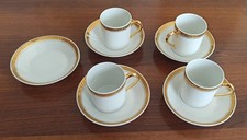 4 Tasses à café avec