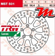 Disque de frein Ar. TRW MST501