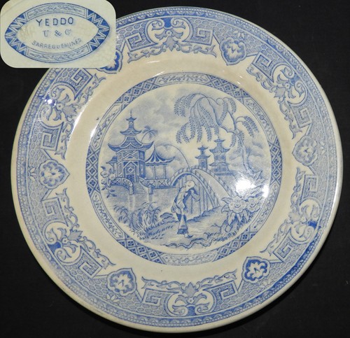Sarreguemines assiette - :,