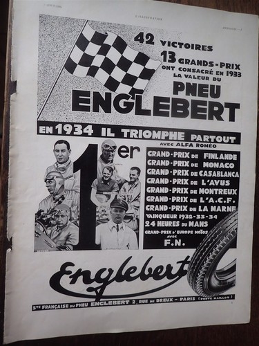 Victoires pneu englebert - pneu,