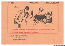 CAR-ABRP5-0486-92 - BOULOGNE - Vite mieux meilleur - L'auto-thermos - Publicit