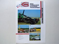 Catalogue, brochure, camion, truck, bras télescopique, benne, SA Guima, 1990