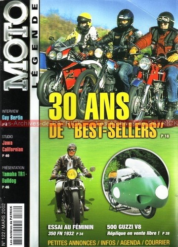 Moto legende 122 - legende, yamaha