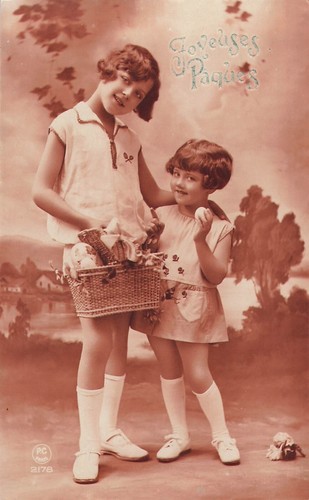 Sepia happy easter 2 - happy,