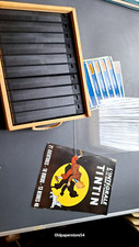 BD l'intégrale tintin 10 cassettes vidéos en coffret bois 21 aventures