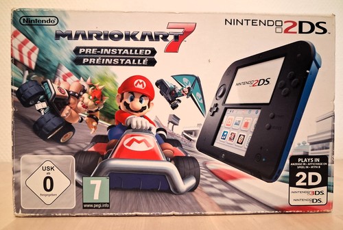Nintendo 2ds noir bleu - nintendo, mario