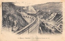 CPA 39 DE MOREZ A MORBIER / LES VIADUCS DU CHEMIN DE FER / TRAIN