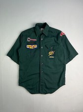 Chemise Vintage Boy Scout D'Amérique Sanforisée Verte XS Petite