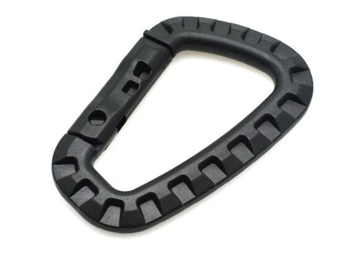 Mousqueton tactique noir - x1,