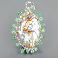 Pendentif coquille d'ormeau