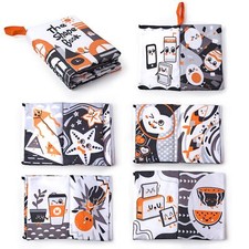 TUMAMA Livres pour bébé Jouets 0-6 Mois Livre en Tissu avec Papier froissé To...