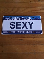 New York Novelty License Plate