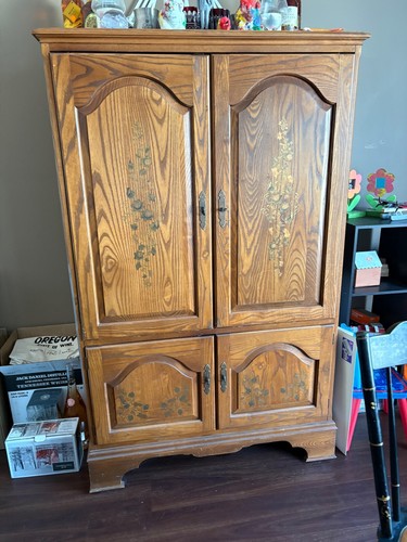 Antique armoire used - armoire,