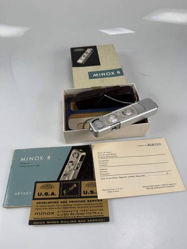 Minox subminiature camera - minox, b