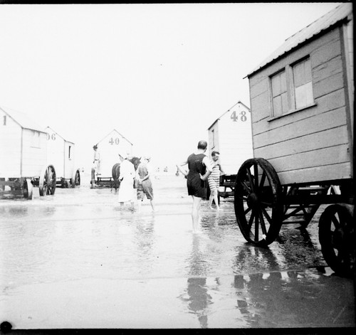 Ostende 1911 négatif verre - -,