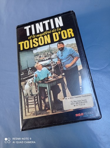 Video vhs tintin - k7,