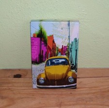 Petit tableau déco "Voiture Coccinelle"