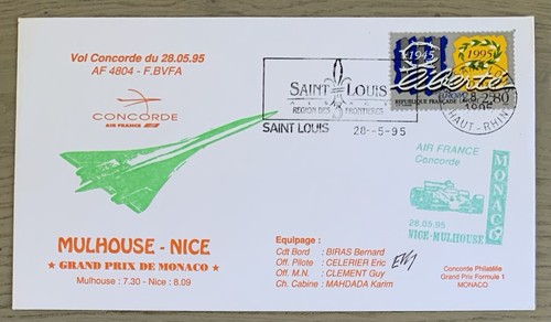 Signé pilote vol concorde - signé,