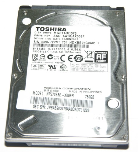 Disque dur sata 750 - disque, *